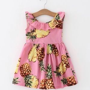 Sleeveless Pineapple Print Dress 🍍 Size 3T